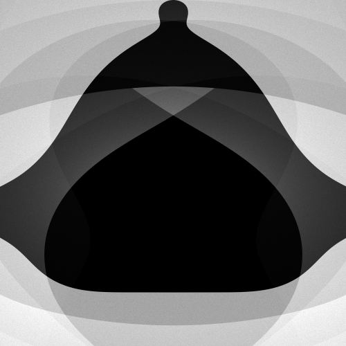 Buddhabrot rendered with 5 iterations.